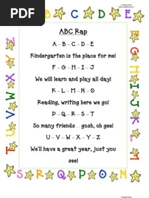 B iː ˈ s iː / or a.b.cs / ˌ eɪ. Abc Rap Pdf