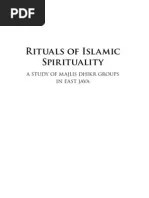 Rituals Of Islamic Spirituality A Study Of Majils Dhikr Groups In East Java Muhammad Ulama