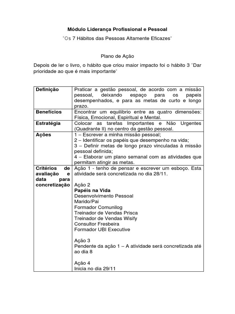 Os Sete Hábitos Das Pessoas Altamente Eficazes | PDF | Mente | Empatia