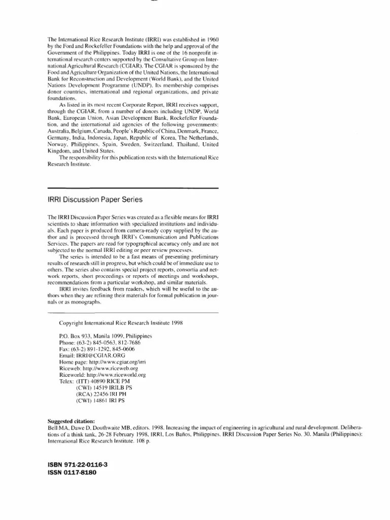 Agri Engineering Book | PDF | Rice | Agriculture