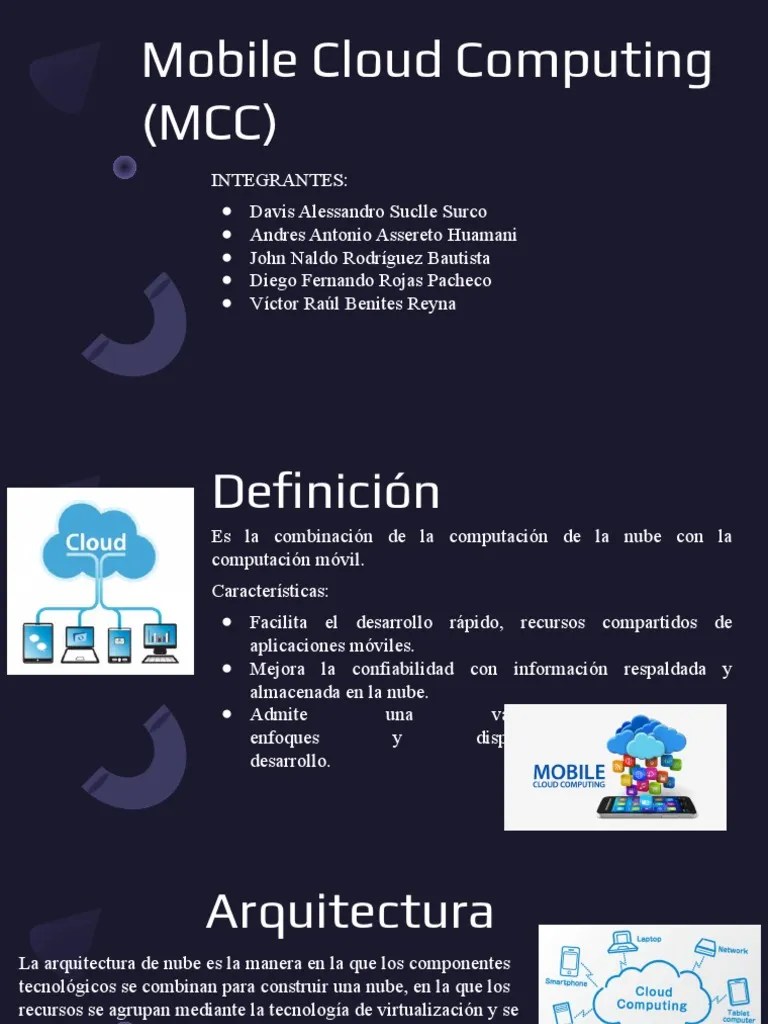 Mobile Cloud Computing (MCC) | PDF | Computación En La Nube | Ingeniería De Software
