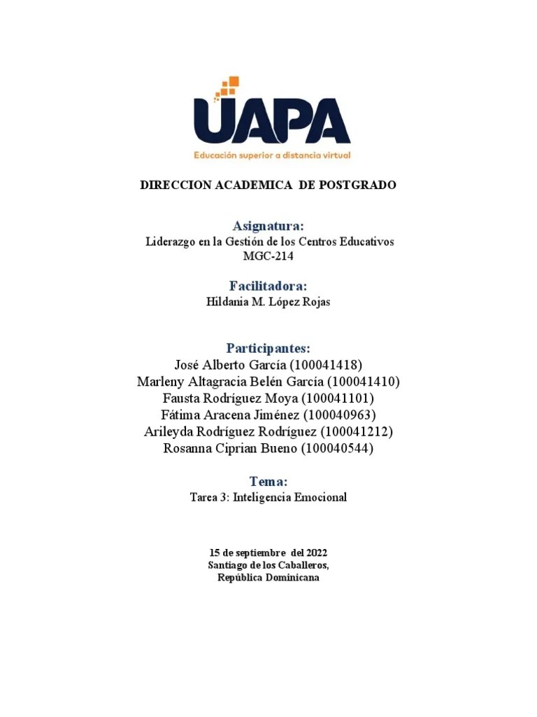 Tarea 3 Liderazgo | PDF | Liderazgo | Maestros