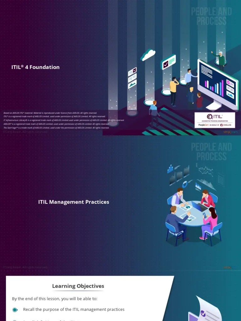 Lesson 6 - ITIL Management Practices | PDF | Information Security | Supply Chain