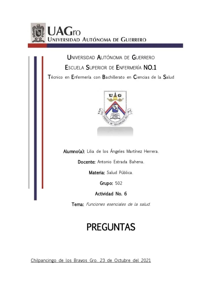 Funciones Esenciales De La Salud. | PDF | Salud Pública | Sistema De Salud