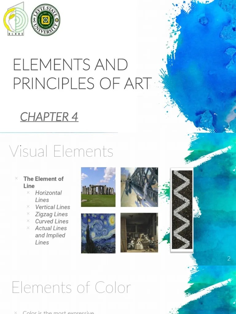 Elements And Principles Of Art | PDF | Color | Composition (Visual Arts)