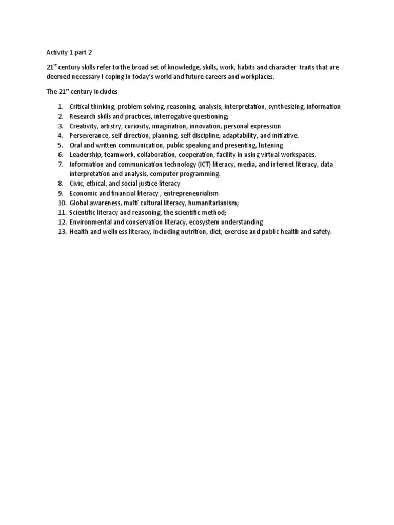 Activity 1 Part 2 | PDF