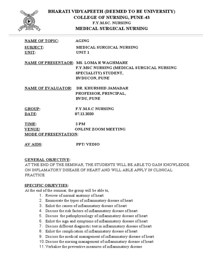 Inflammatory Heart Disease | PDF | Heart | Cardiac Muscle