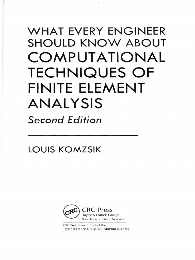 Everything You Need To Know About Finite Element Analysis | PDF | Finite Element Method ...