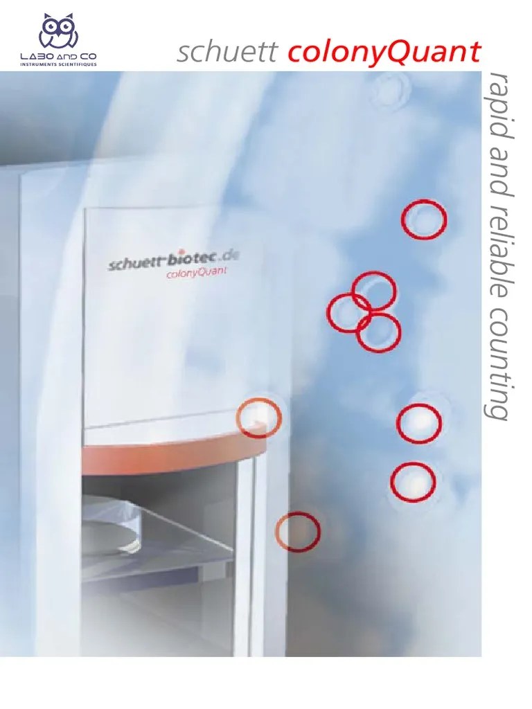 Schuett Biotec Automated Counter 59035 | PDF | Colony Forming Unit ...