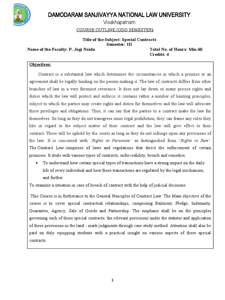 Contracts-II Latest | PDF | Law And Economics | Justice