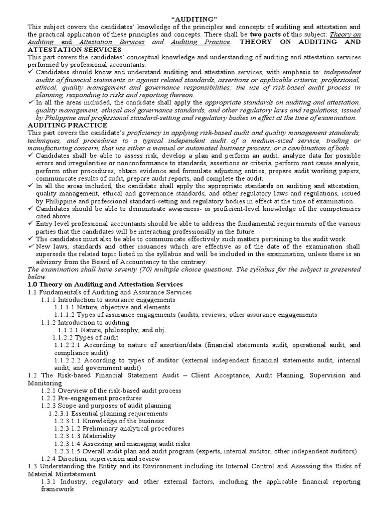 AUDITING | PDF | Audit | Financial Audit