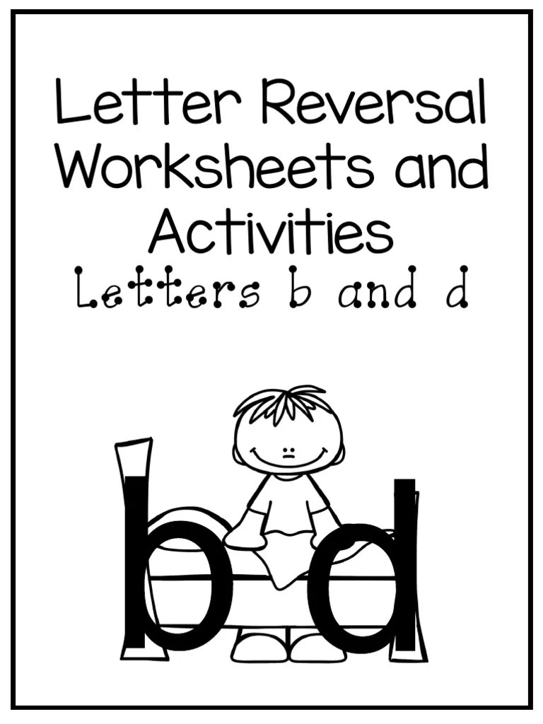 Letter Reversal Worksheets And Activities: Letters B And D | PDF ...