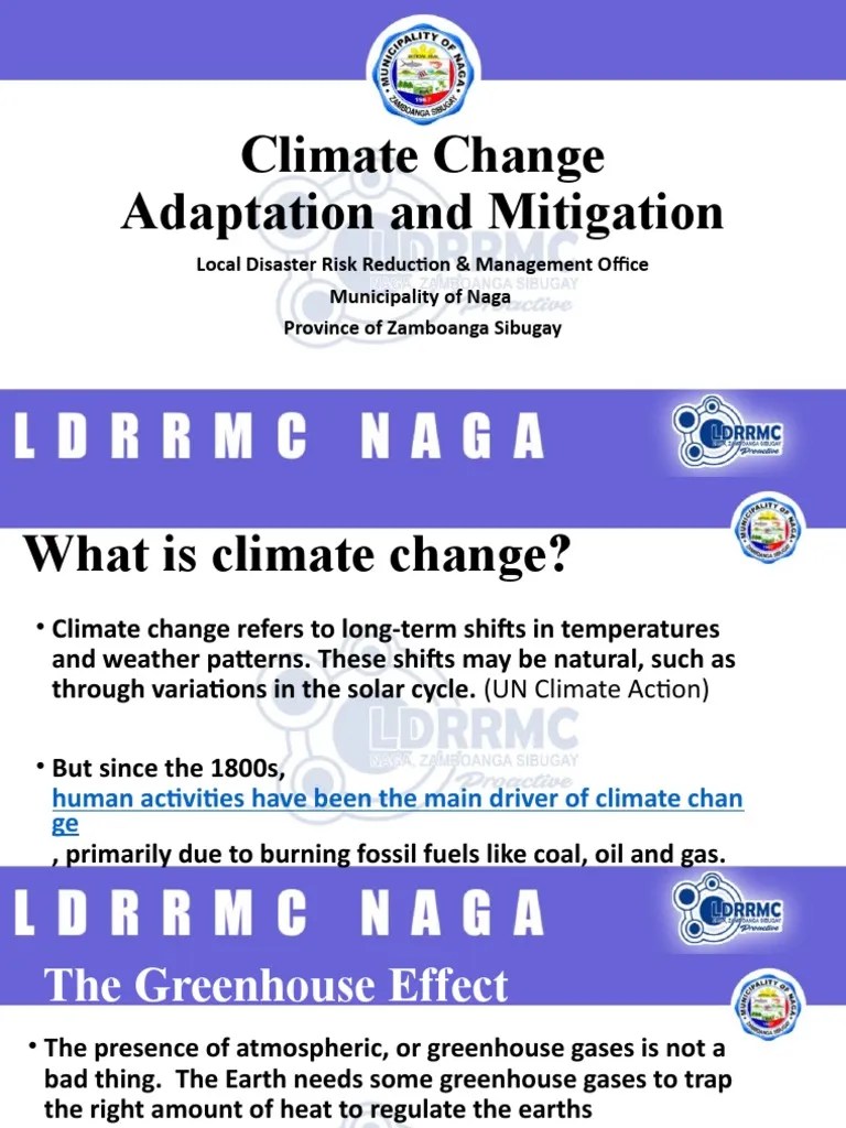 Climate Change Adaptation And Mitigation | PDF | Climate Change ...