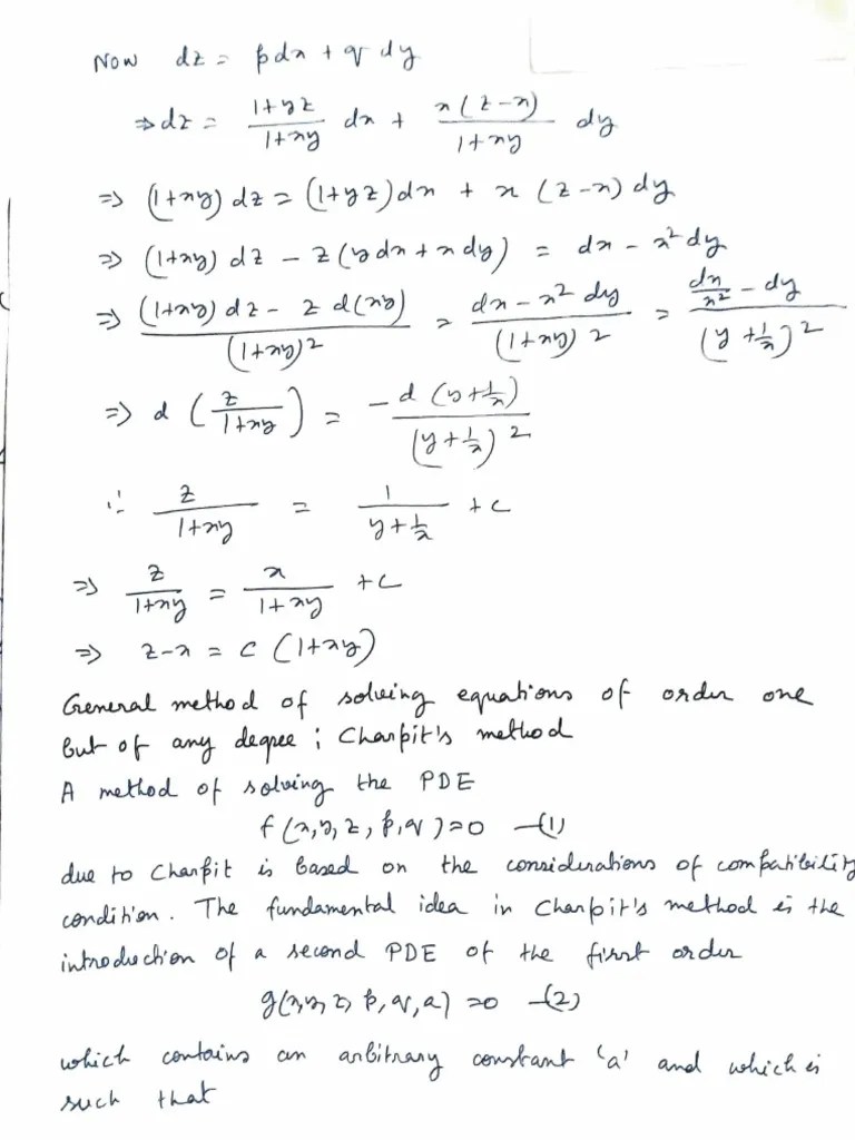 PDE-Lecture 8 And 9 - 31-08-21 | PDF