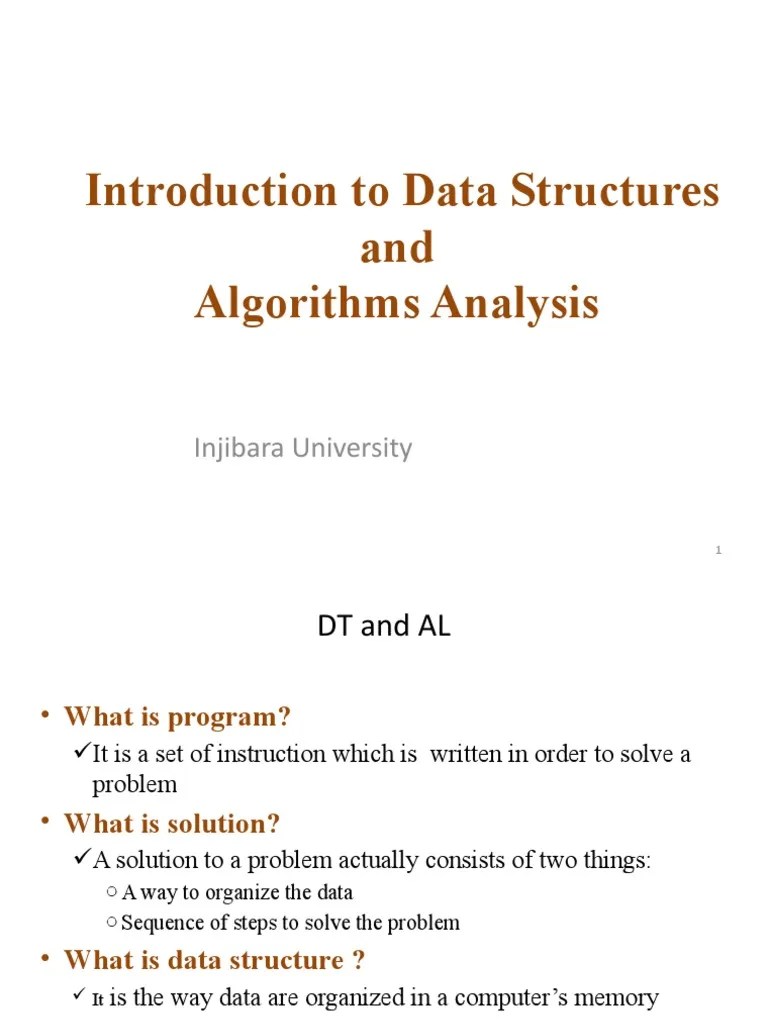 Data Structure And Algorithm All | PDF | Pointer (Computer Programming ...