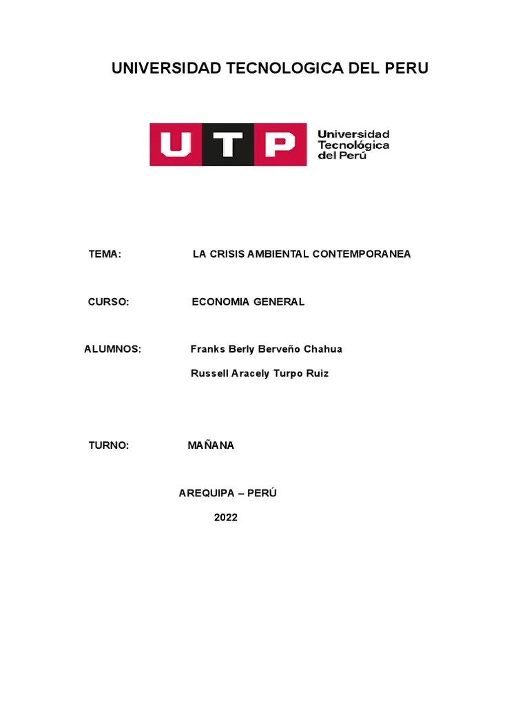 Crisis Ambiental Contemporanea | PDF | Gases De Efecto Invernadero | Biodiversidad