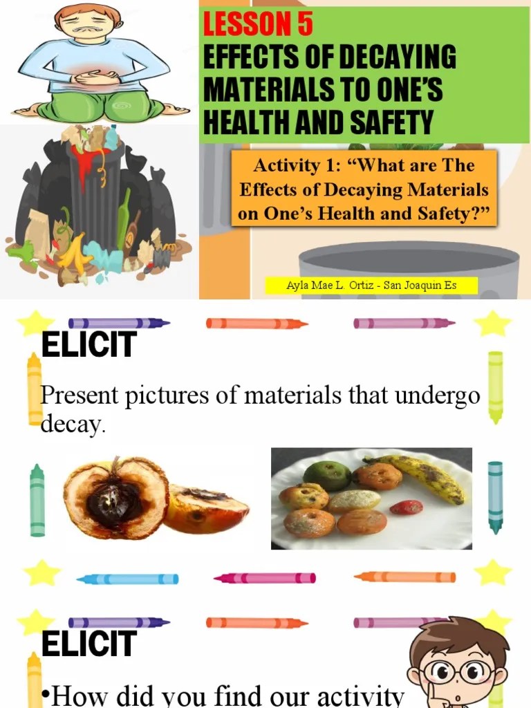 Week 1 Module 1 - EFFECTS OF DECAYING MATERIALS TO ONE'S HEALTH AND SAFETY | PDF | Pollution ...