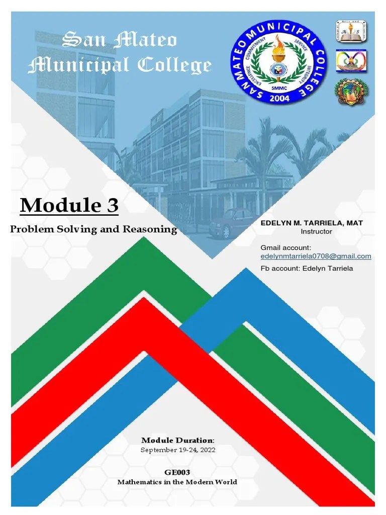 MODULE3 GE003 Math In The Modern World | PDF | Numbers | Sequence