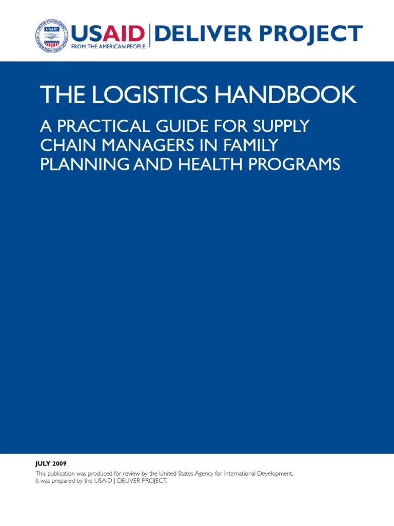 Logistics Handbook | PDF | United States Agency For International ...