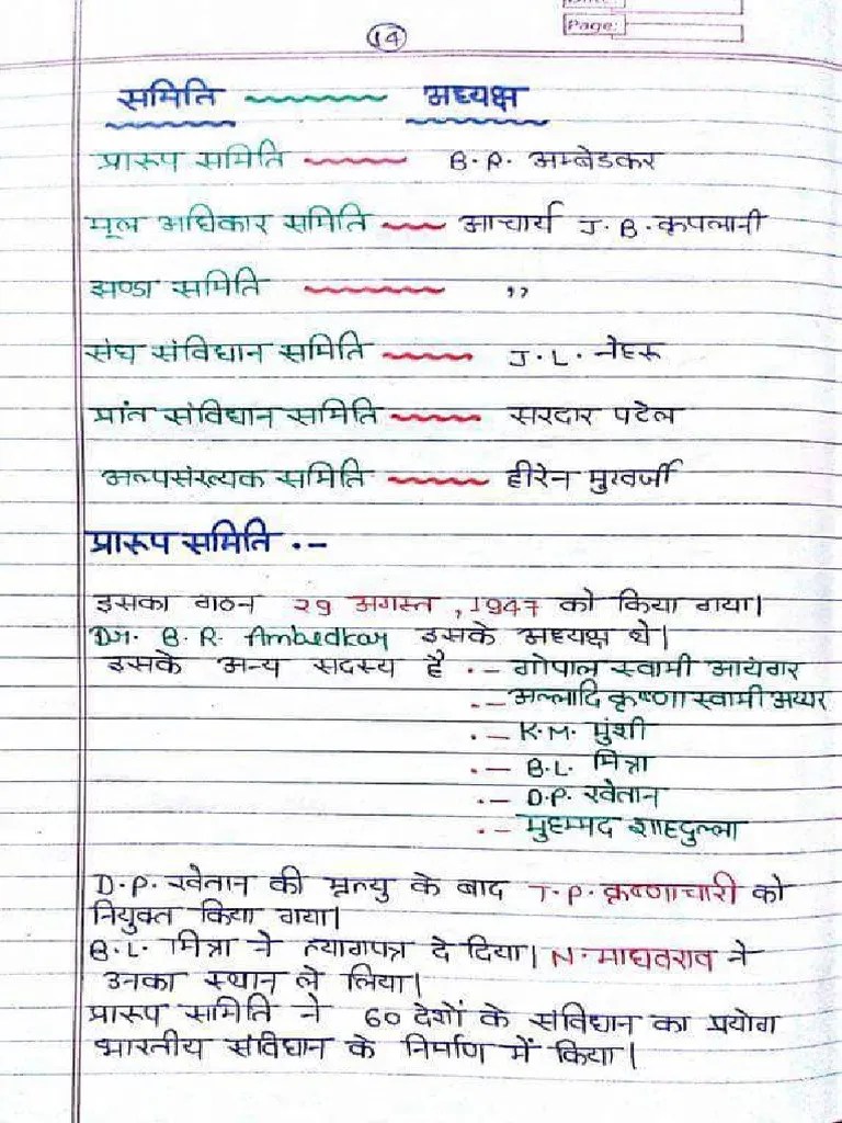 Polity Handwritten Notes PDF | PDF