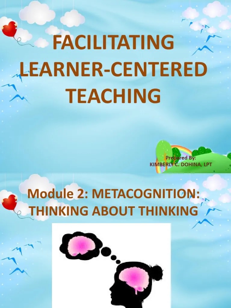 Facilitating Learning Module 11 Pdf Metacognition Learning - Landscape Image Collection - Ultra HD Quality