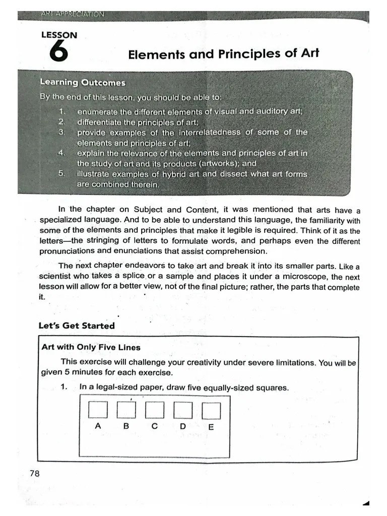 Elements Principles Of Art | PDF