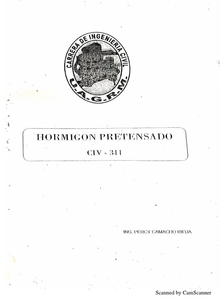 Hormigon Pretensado - Ing. Percy | PDF