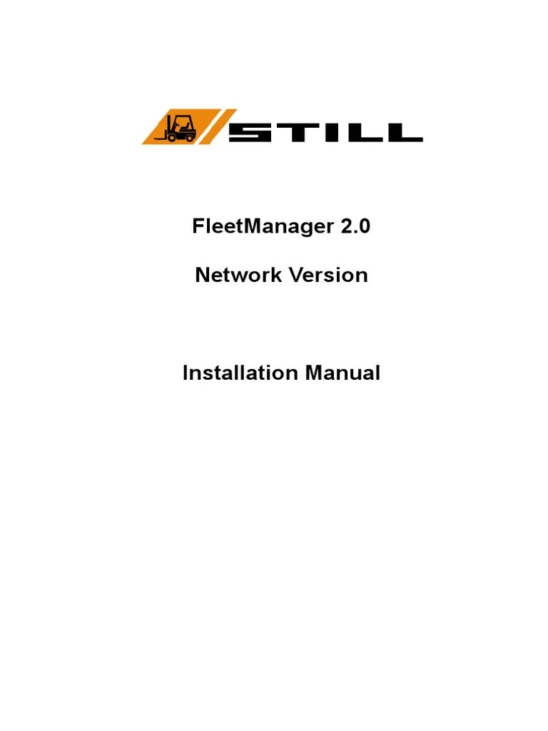 Installation Manual FleetManager 2.0 En 2c3bbc 11 | PDF