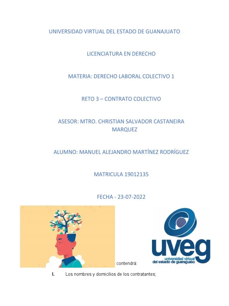 Reto 3 Contrato Colectivo | PDF | Salario | Sindicato