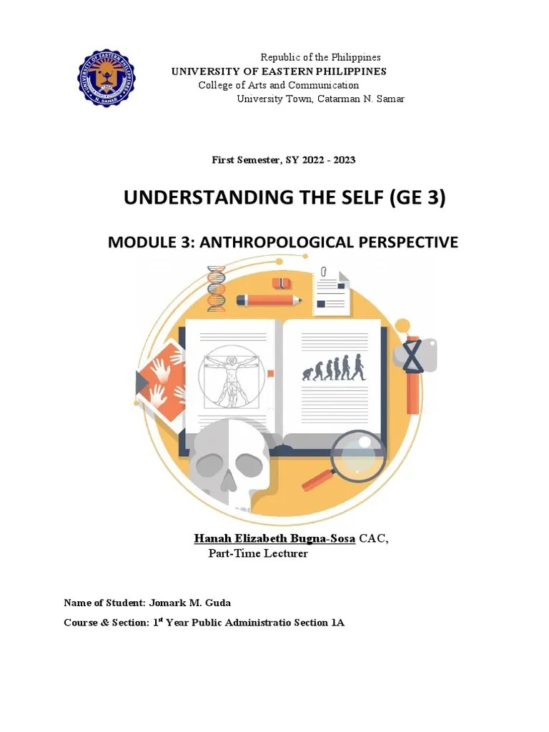 Module 3 - Anthropological Perspective | PDF | Anthropology | Self
