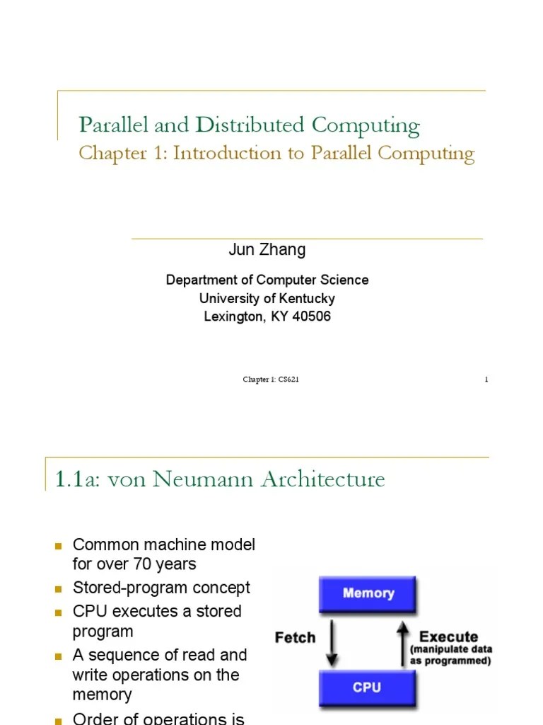 Parallel & Distributed Computing | PDF | Cloud Computing | Central Processing Unit
