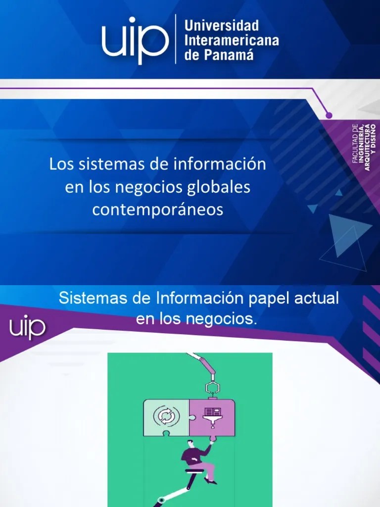 Los Sistemas De Información En Los Negocios Globales Contemporáneos ...