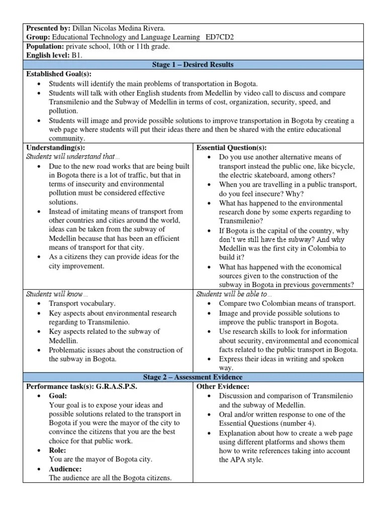 Educational Technology Lesson Plan | PDF