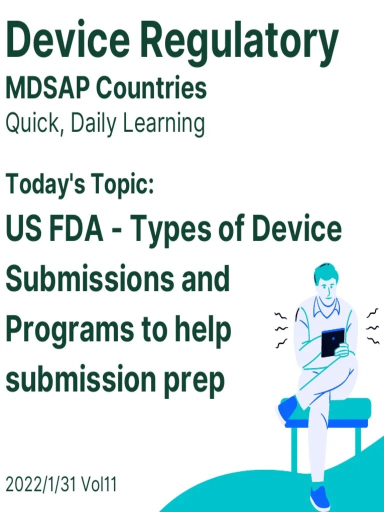 Types Of FDA Submissions And Programs For Submission Prep | Download ...