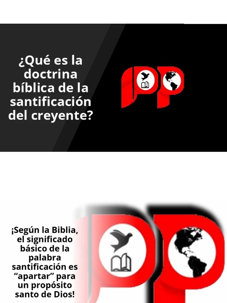 La Doctrina De La Santificación | PDF | Santificación | Cristo (título)