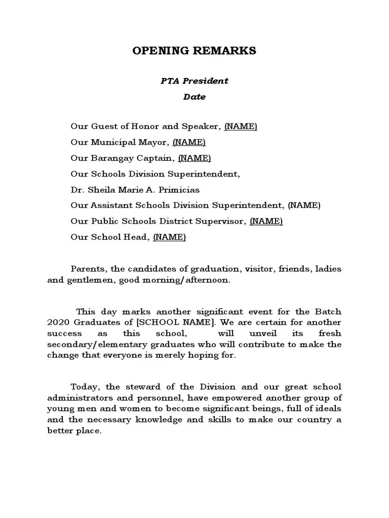 Messages For Graduation 2020 | PDF