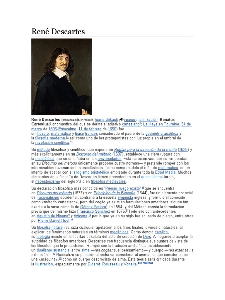 Descartes | PDF | René Descartes | Science
