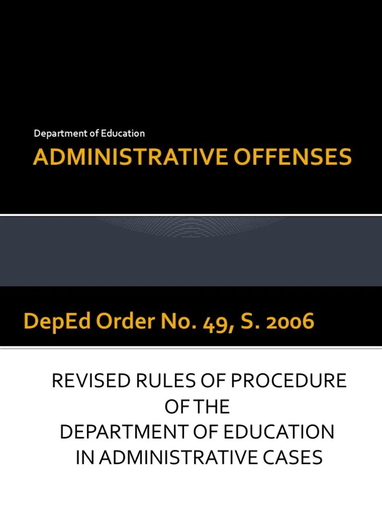 Administrative Offenses Ppt1 | PDF | Interest | Forgery