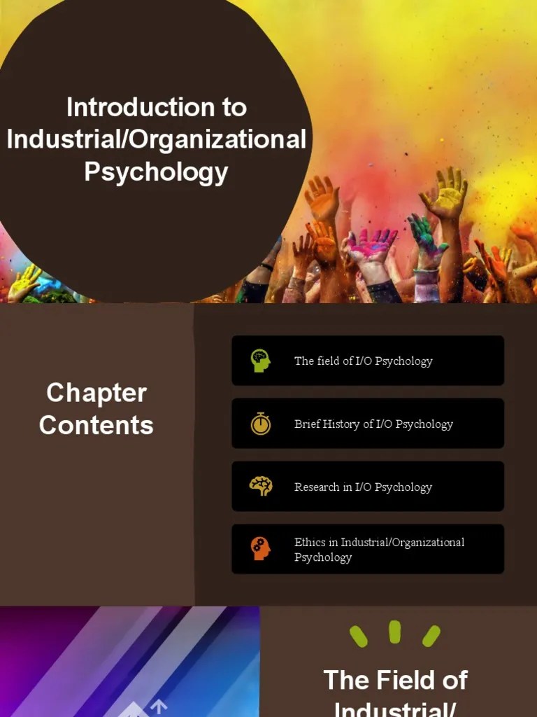 Introduction To Industrial-Organizational Psychology | PDF | Industrial ...