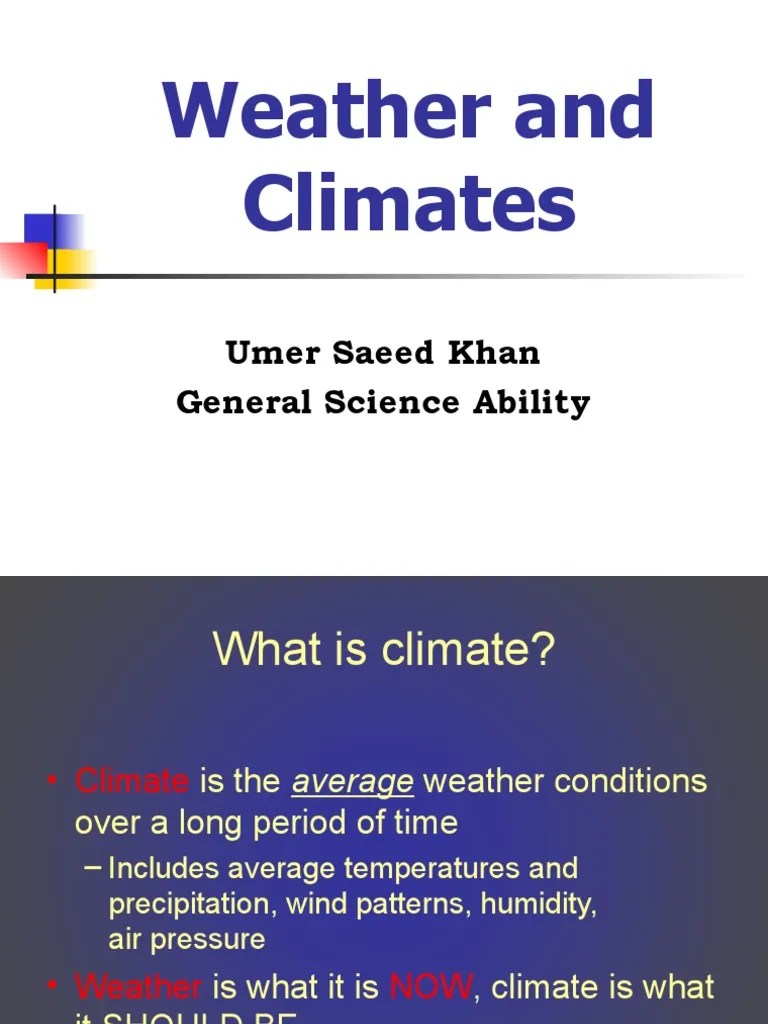 Climate - Weather | PDF | Climate | Rain