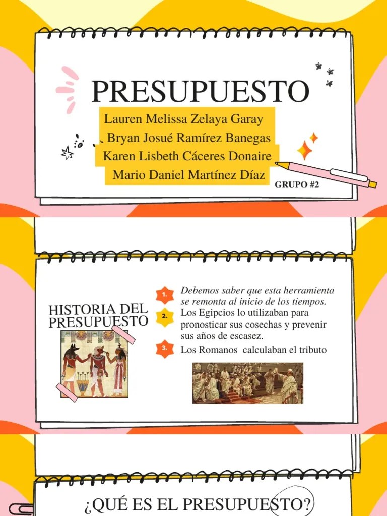 Presentacion Presupuesto | PDF | Presupuesto | Planificación