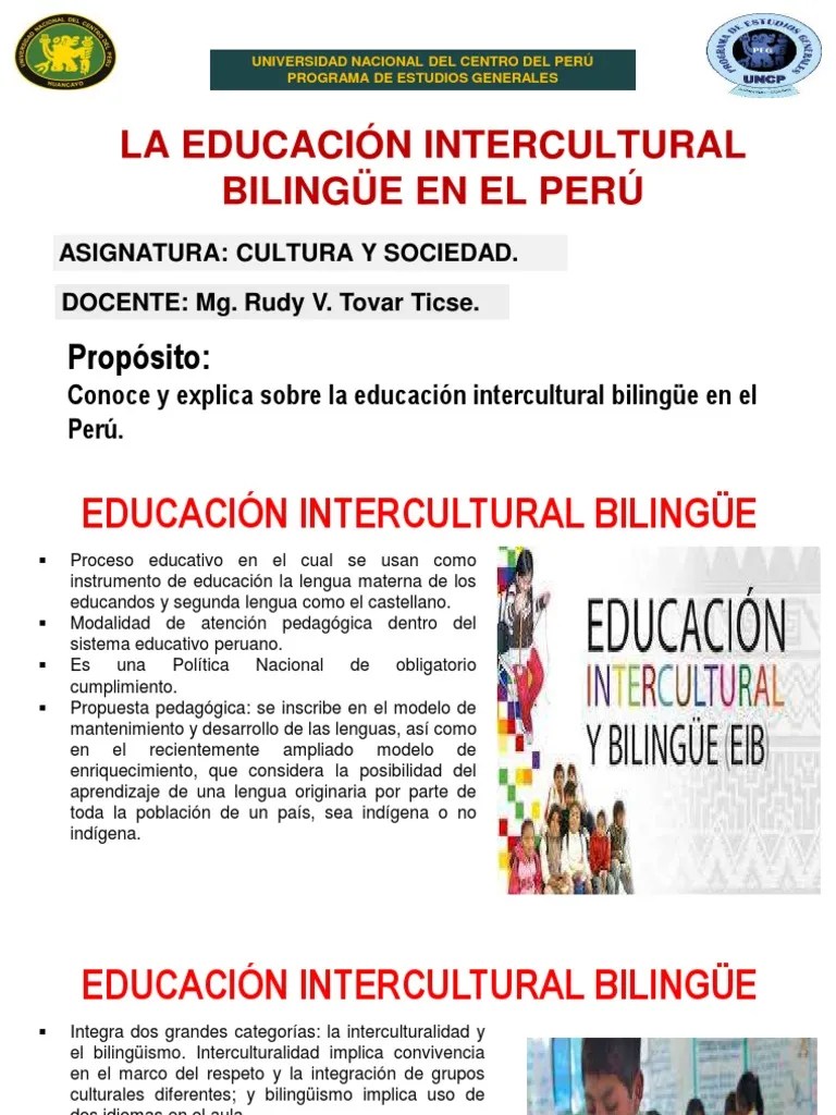 Educación Intercultural Bilingue | Descargar Gratis PDF | Multilingüismo | Método De Enseñanza