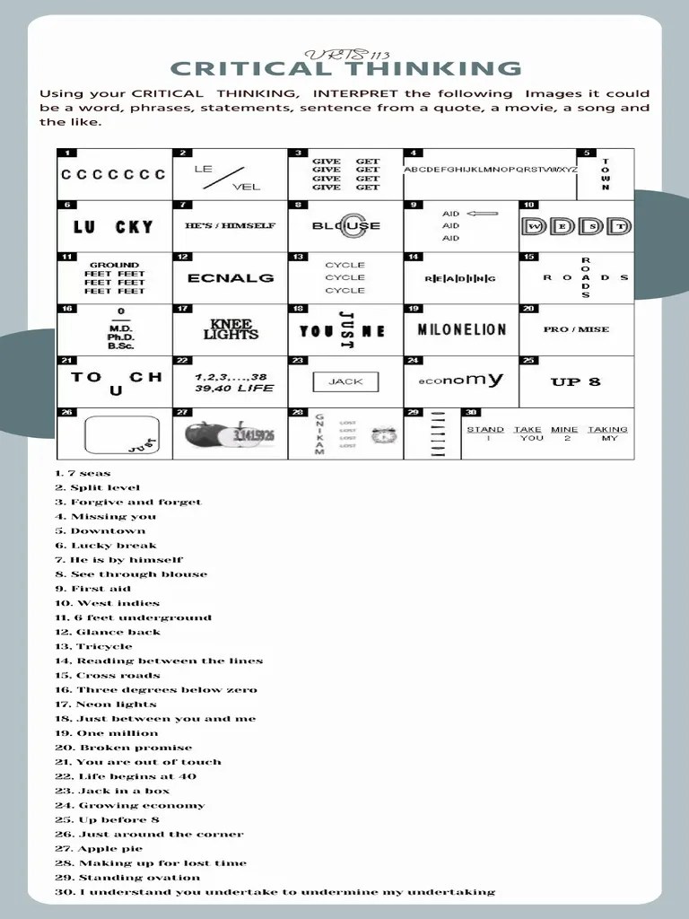 Critical Thinking | PDF