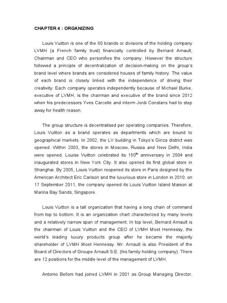 CHAPTER 4 Organizing | PDF | Companies | Brand Management