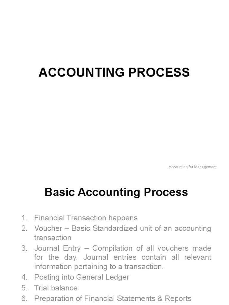 Accounting Process | PDF | Balance Sheet | Retained Earnings