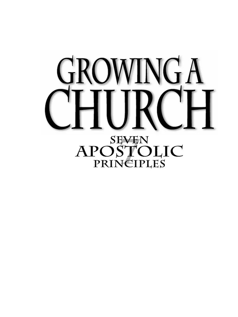 Growing A Church - David K. Bernard | PDF | Prayer | Paul The Apostle