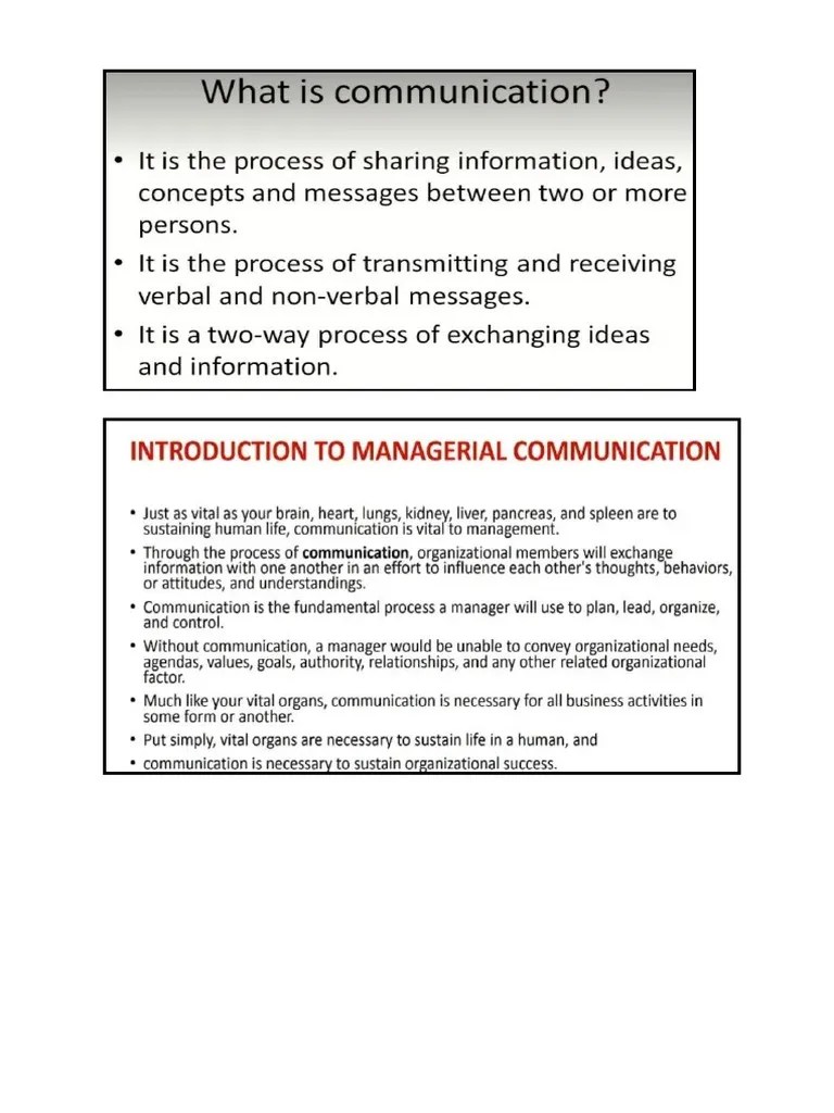 UNIT 1 Communication | PDF | Communication | Nonverbal Communication