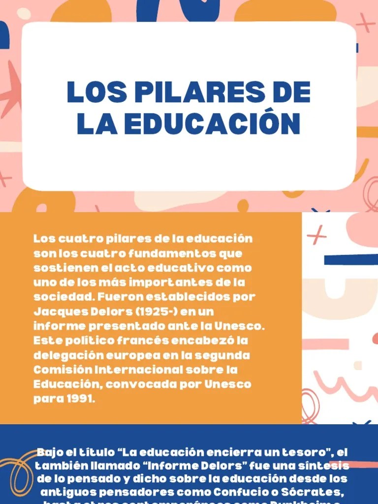 Los Cuatro Pilares De La Educacion | PDF | Sociedad | Justicia