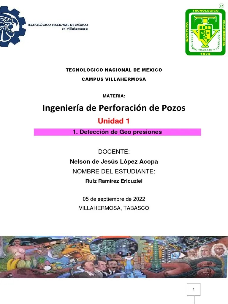 Ruiz Ramirez Ericuziel - Tarea 1 - Ingenieria De Perforacion Pozos | PDF | Revestimiento | Acero