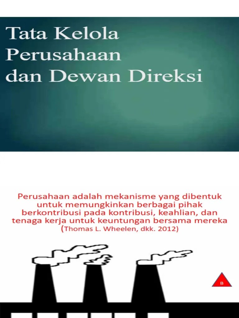 Tata Kelola Perusahaan Dan Perusahaan Syariah | PDF